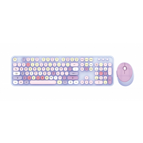Sweet Colorful 混彩系列 - 紫色鍵盤連滑鼠